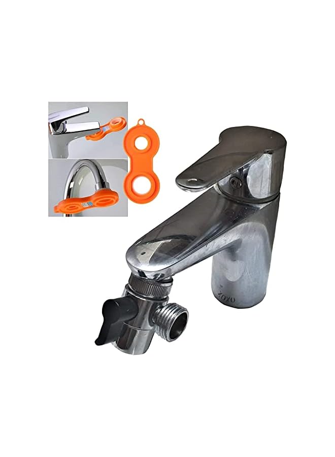 The Bros Portable Travel Shattaf with Faucet Adapter & Support Wrench - Image 5
