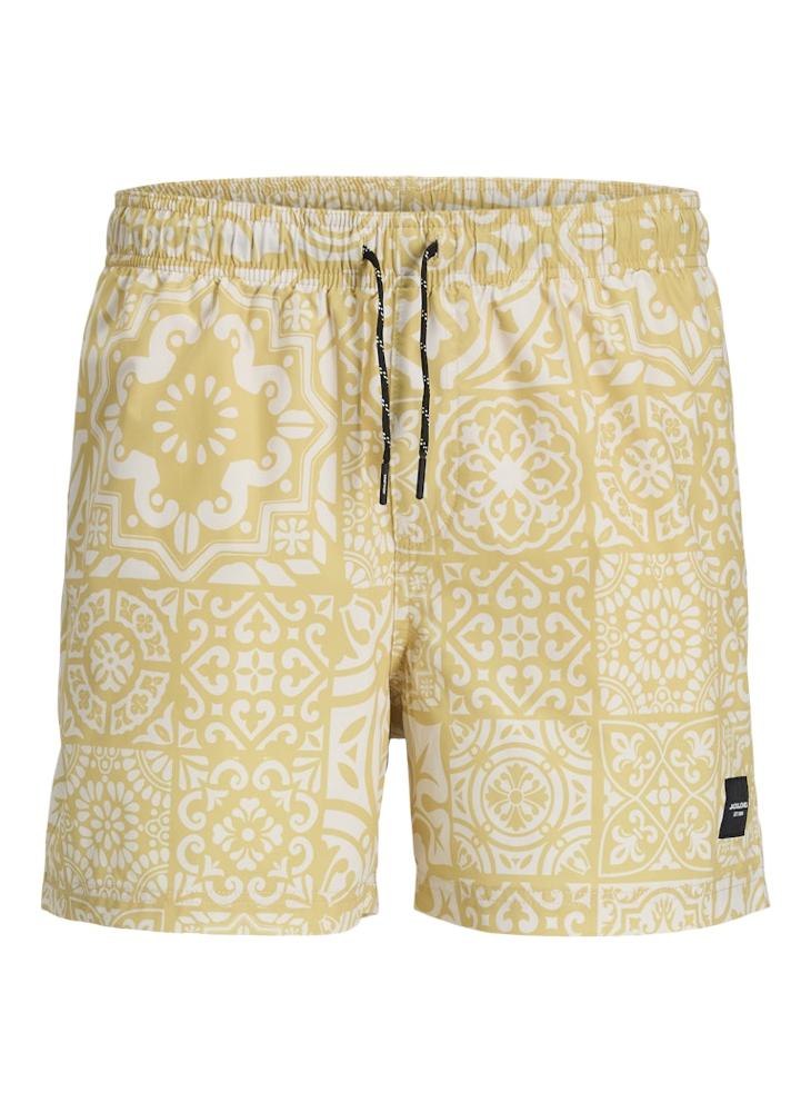 JACK & JONES Swim Aop Tiles Drawstring Shorts  - Image 5