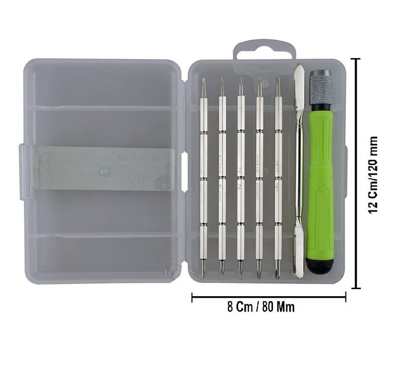 WOWSOME WOWSOME Screwdriver Set with 1 Stainless Steel Tweezer and 2X Triangle plastic Openers Tool Kit for Laptop and Mobile opening And Repairing - Image 3