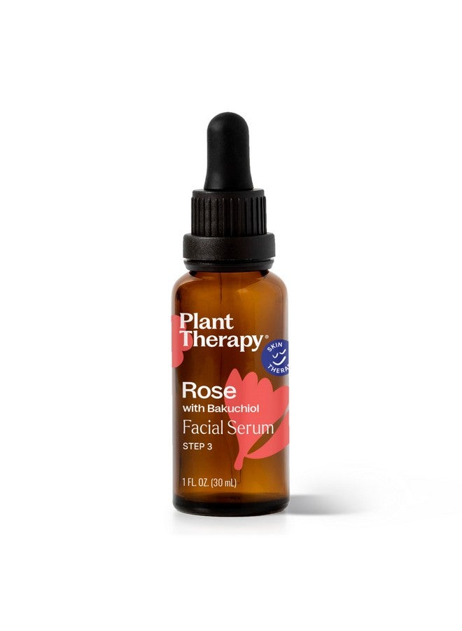 بلانت ثيرابي سيروم الوجه بلانت ثيرابي روز مع باكوتشيول 1 أونصة مع مستخلص الورد وزيت بذور ثمر الورد وزيت بذور الجزر، يقلل من ظهور الخطوط الدقيقة والتجاعيد - Image 1