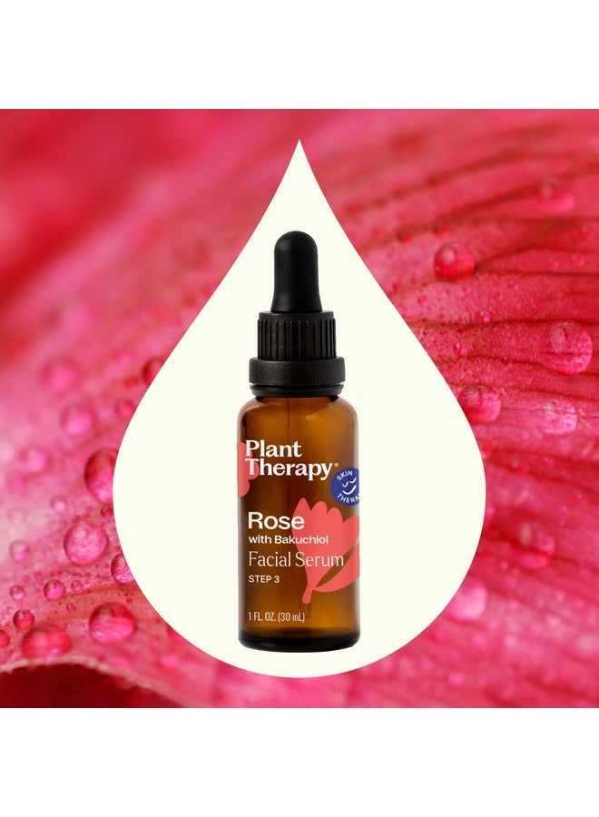 بلانت ثيرابي سيروم الوجه بلانت ثيرابي روز مع باكوتشيول 1 أونصة مع مستخلص الورد وزيت بذور ثمر الورد وزيت بذور الجزر، يقلل من ظهور الخطوط الدقيقة والتجاعيد - Image 3