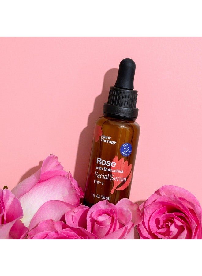 بلانت ثيرابي سيروم الوجه بلانت ثيرابي روز مع باكوتشيول 1 أونصة مع مستخلص الورد وزيت بذور ثمر الورد وزيت بذور الجزر، يقلل من ظهور الخطوط الدقيقة والتجاعيد - Image 4