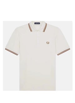 FRED PERRY Fred Perry Wheat polo Shirt men's short-sleeved cotton slim-fit business casual lapel top 