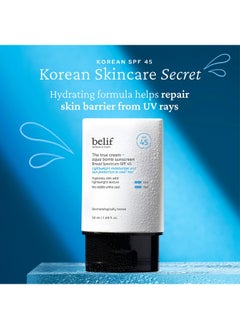 belif belif Hydrate & Go Kit, Moisturizing Bomb Face Cream, Jelly Cleanser, Eye Bomb Cream, Hydrating SPF 50 Sunscreen, Travel TSA Friendly Kit, Glowy & Bouncy Finish, Korean Skin Care  - Image 3