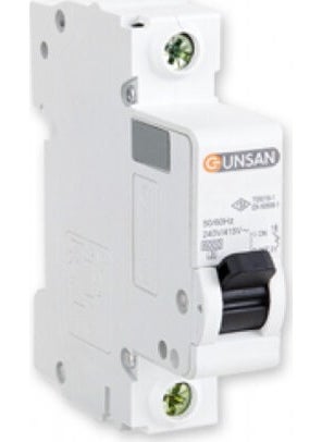 Günsan Elektrik - Single Phase 1X25A B Type Automatic Fuse 6ka Gün-Os3 B160-25 - Image 1