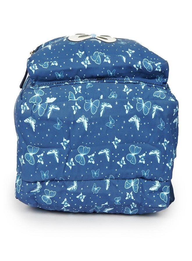 COMPASS Printed School Bag Butterfly Design for Kids Girls (Ideal for UKG LKG Nursery Age 2-5 Years Children) | Size 14 inch - Image 5