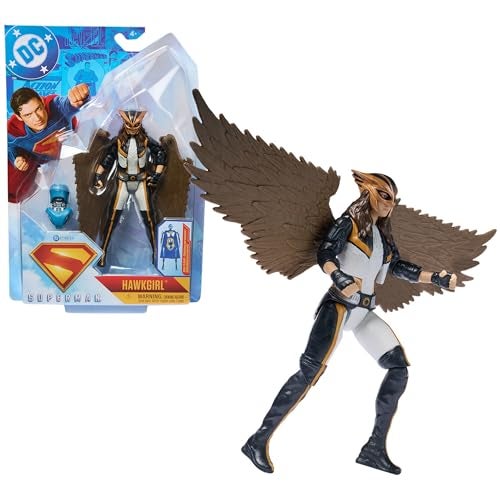 DC Comics, Superman, Hawk Girl, 6-Inch Action Figure, Authentic Superman Movie Styling, Super Heroes Kids Toys for Boys and Girls Ages 4 and Up - Image 1