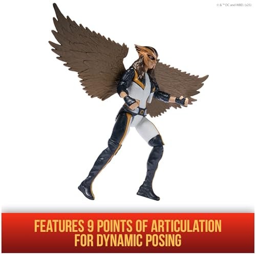 DC Comics, Superman, Hawk Girl, 6-Inch Action Figure, Authentic Superman Movie Styling, Super Heroes Kids Toys for Boys and Girls Ages 4 and Up - Image 5