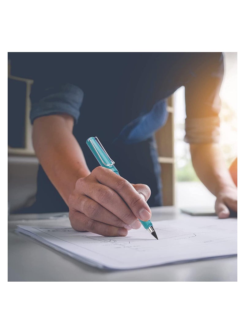 قلم إنفينيتي ، قلم رصاص أبدي مع طرف كتابة مضغوط للغاية قابل للمسح ، قلم رصاص دائم للطلاب ، قلم رصاص يدوم طويلاً ، رأس قابل للاستبدال مع ممسحة - Image 3