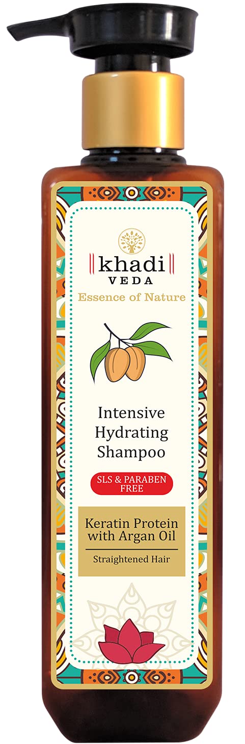 Khadi Veda Shampoo Keratin Protein With Argan Oil For Intensive Hydrating 200 ml. - Image 1