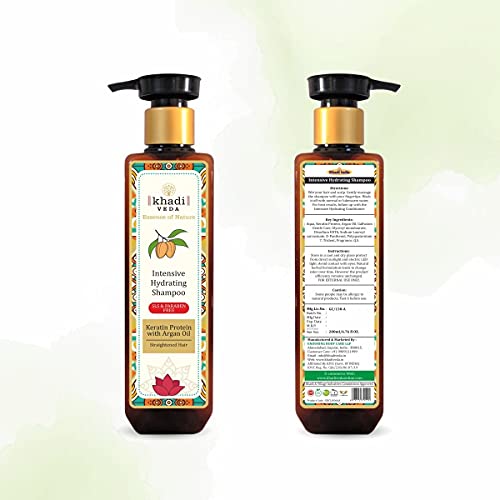 Khadi Veda Shampoo Keratin Protein With Argan Oil For Intensive Hydrating 200 ml. - Image 4