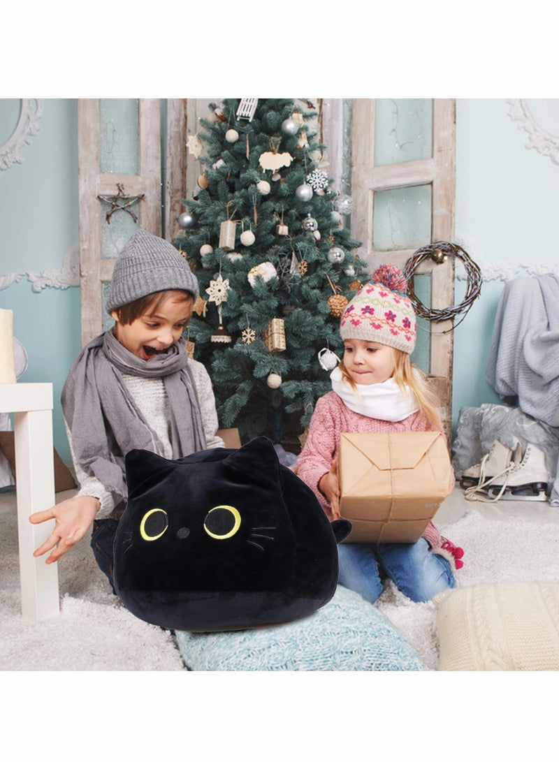 Plush Toy, 3D Black Cat Plush Toy Pillow,   Animal Cat-Shaped Stuffed Pillow Cushion Great Gifts / Gifted for Birthday ,   , Give Girlfriend and Children,Black-15.7… - Image 4