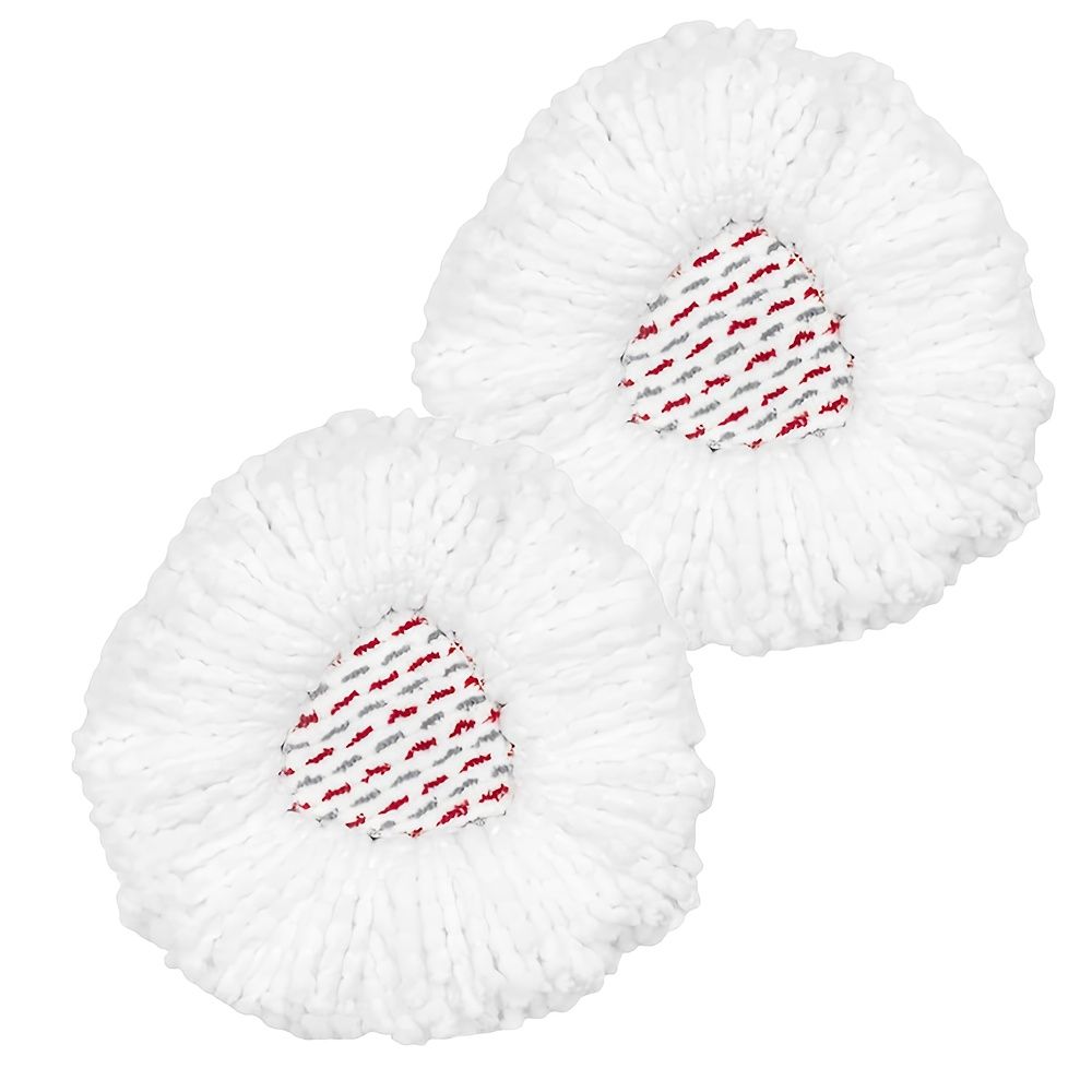 2 Pack Plus 1 Extra Spin Mop Heads Replacement Deep Cleaning 40 Percent More Cleaning Power Compatible With Easy Wring 1 Tank System Floor Tiles Tile Laminate Marble And Other Sealed Hard Floors