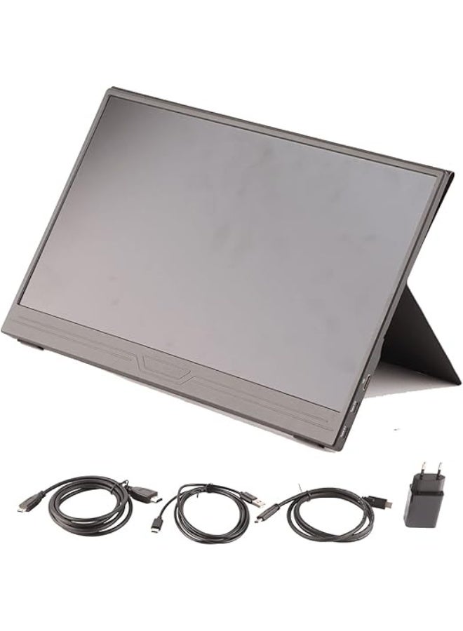 14" IPS Portable Monitor – 16:9 Widescreen FHD 1920x1080, 178° Viewing Angle, HDR Technology, EU Plug for PC - Image 2