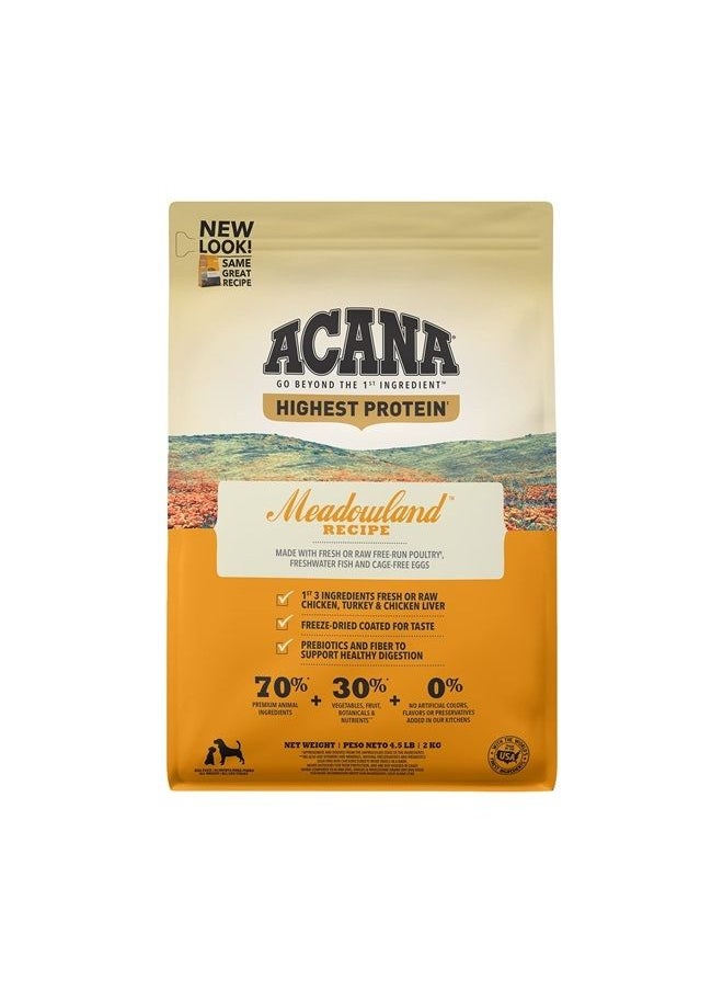 ® Highest Protein, Meadowland, Grain Free Dry Dog Food, 4.5lb - pzsku/Z37BB317321DDFED8251FZ/45/_/1687705101/d51cdeb9-e4ba-46dc-b0cf-395334bdbc11