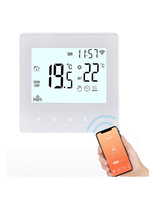 Smart  WiFi Thermostat 3A Digital Programmable LCD Display Underfloor Heating Temperature Controller Digital Intelligent Wall Thermostat for Water Heating