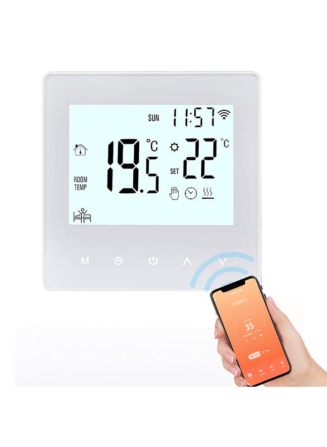 Generic - Smart  WiFi Thermostat 3A Digital Programmable LCD Display Underfloor Heating Temperature Controller Digital Intelligent Wall Thermostat for Water Heating - Image 1