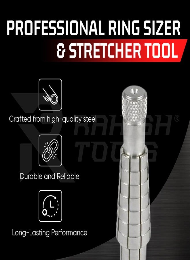 RAHISH TOOLS Metal Ring Stretcher 6-1/2 Inches, Finger Wedding Band Resizer Tool, Jewelry Ring Sizing Tool - Image 3