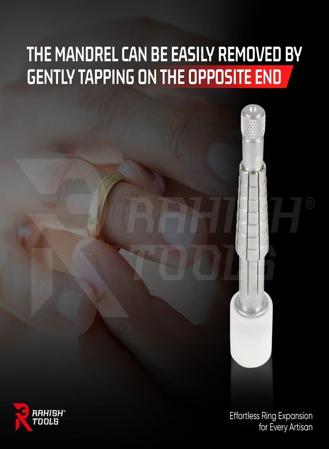 RAHISH TOOLS Metal Ring Stretcher 6-1/2 Inches, Finger Wedding Band Resizer Tool, Jewelry Ring Sizing Tool - Image 5