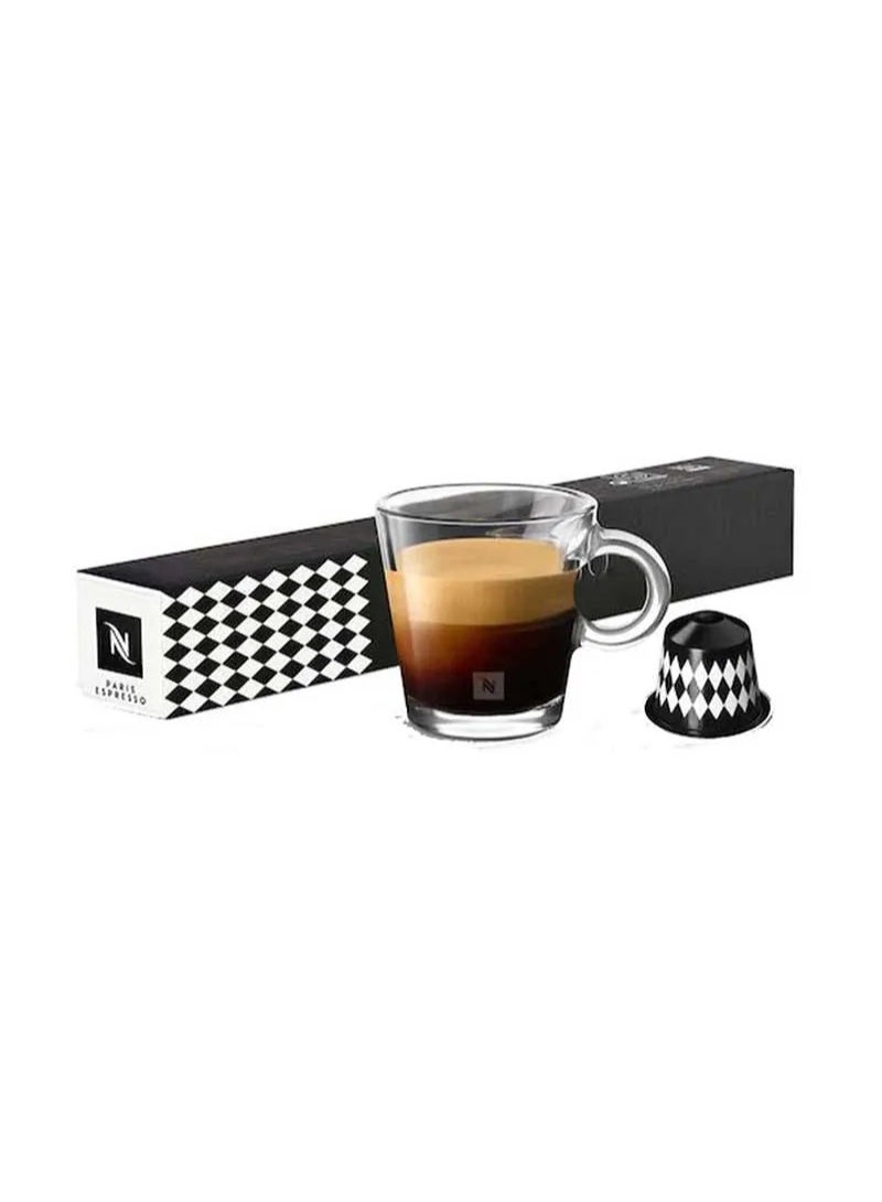 Nespresso Paris Coffee Capsules - 10 Capsules