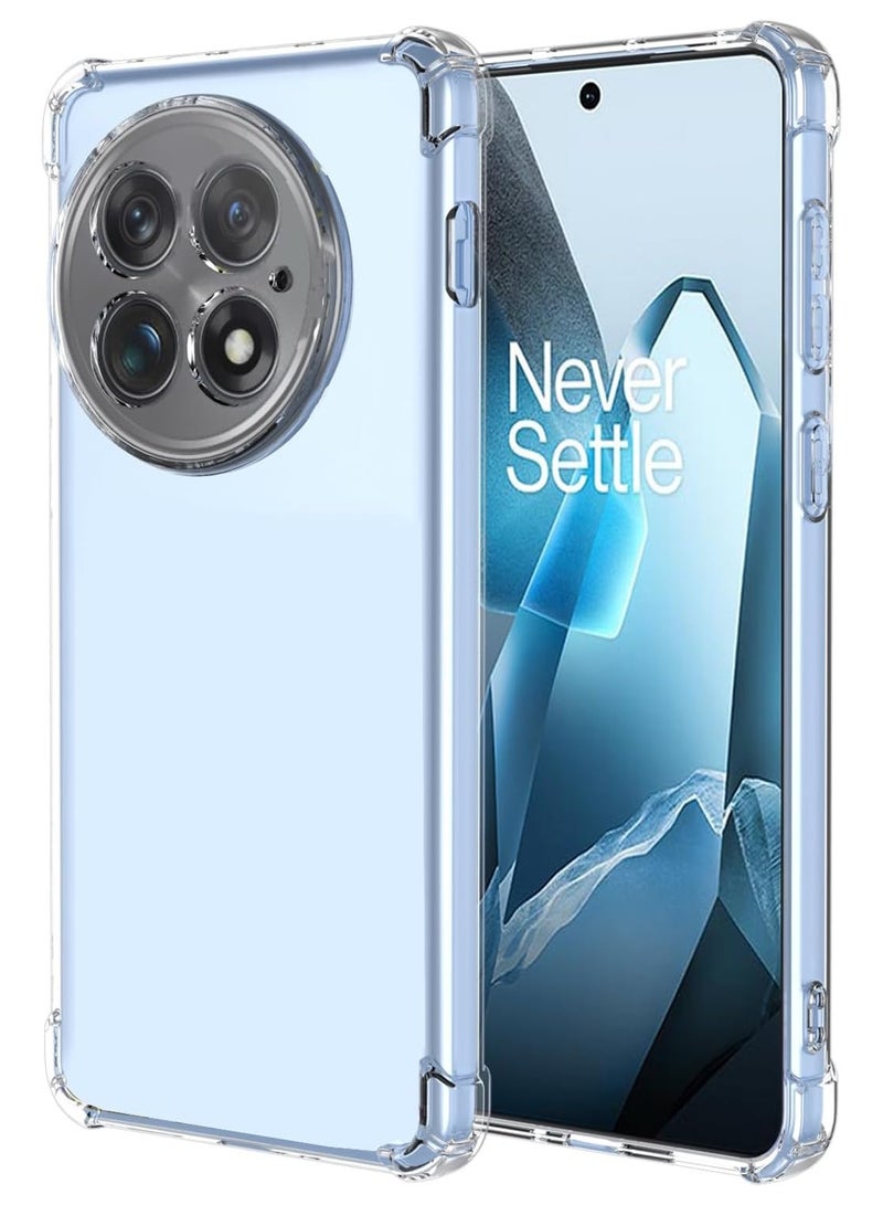 CATANES OnePlus 13 Gorilla TPU Clear Protective Case Rugged Shockproof and Durable Back Cover