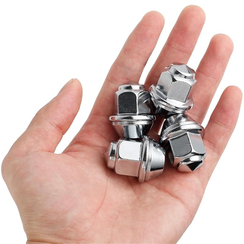 Lug Nuts 20Pcs Wheel Nuts for Wheels M12x1.5 19mm Hex 60 Degree Taper Carbon Steel Plated Replacemen for Car - Image 5