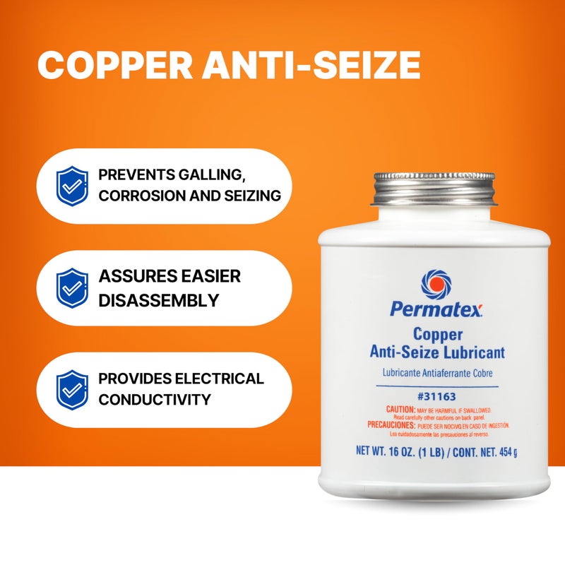 Permatex 31163 Copper Anti-Seize Lubricant, 1 lb - Image 3