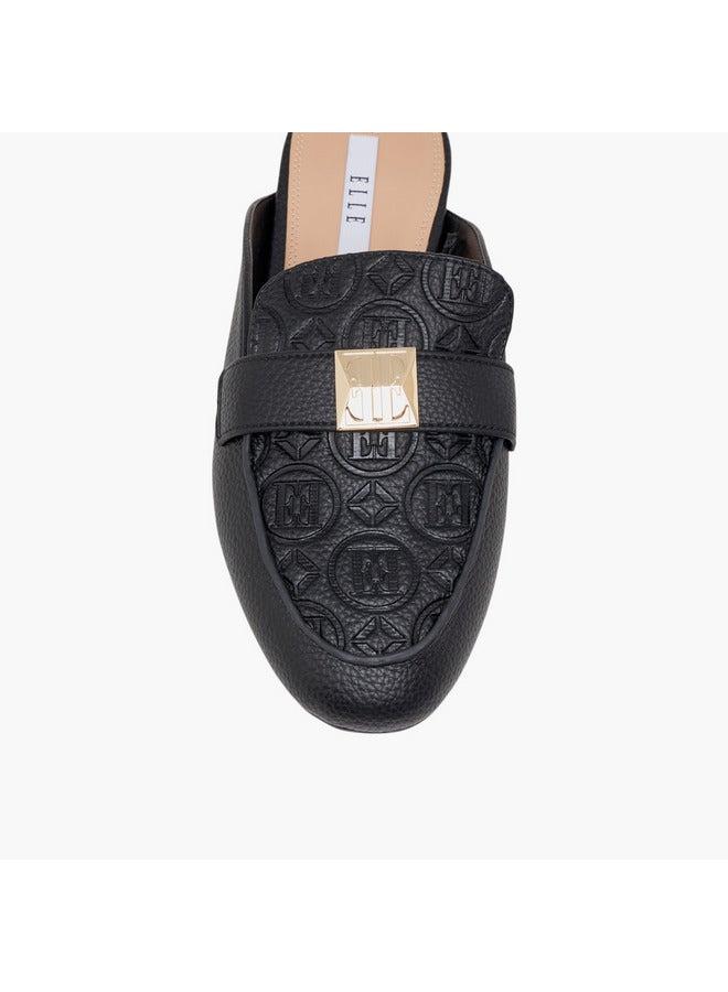 ايل أحذية نسائية سهلة الارتداء بنقوش وزخرفة معدنية - Image 4