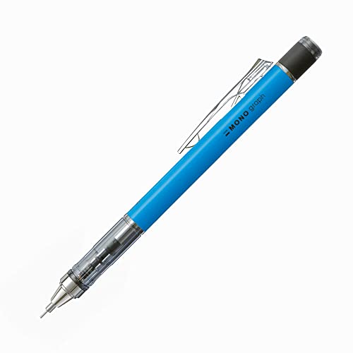 Tombow Mechanical Pencil, Monograph 0.5mm, Neon Blue (DPA-134B) - Image 5
