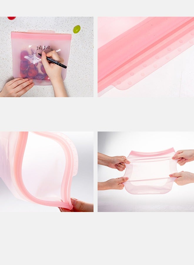 Pink small silicone preservation sealing bag  - Image 2