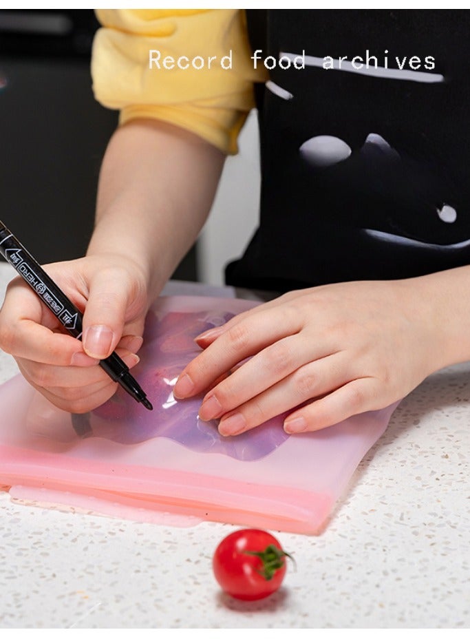 Pink small silicone preservation sealing bag  - Image 3