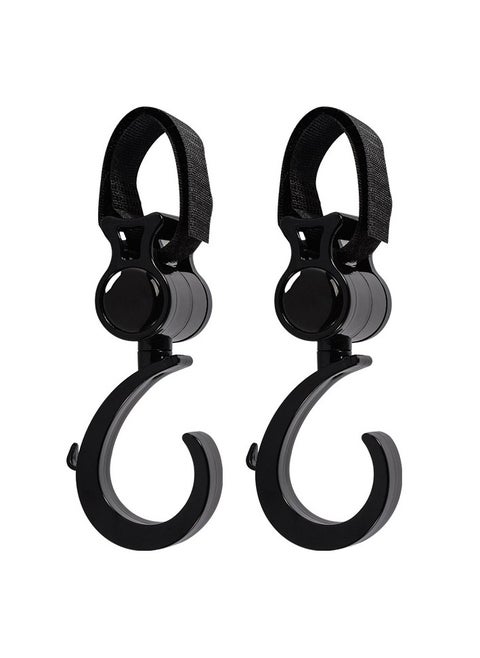 ABS Rotating Compatible Stroller Hooks,2pcs