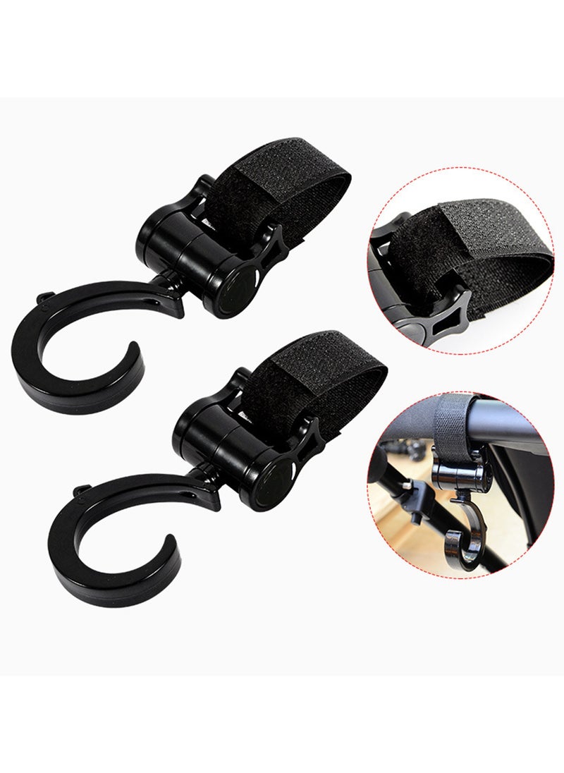 Generic ABS Rotating Compatible Stroller Hooks,2pcs  - Image 2