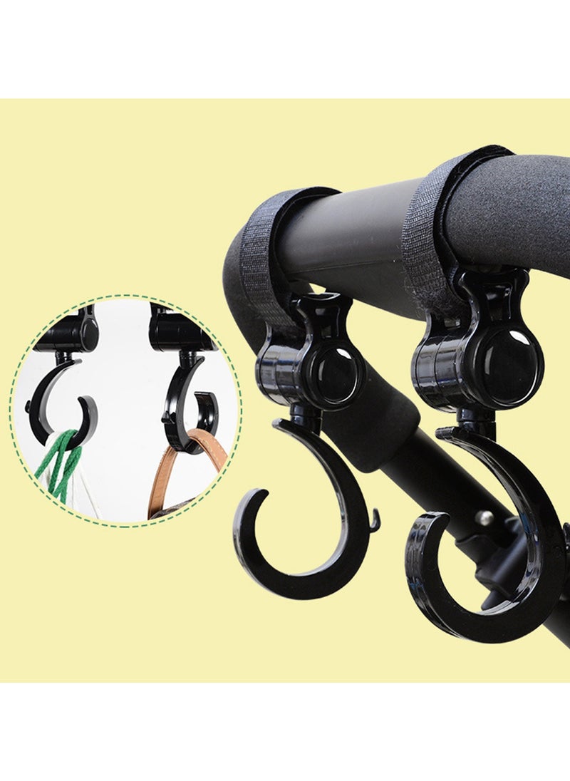 Generic ABS Rotating Compatible Stroller Hooks,2pcs  - Image 4