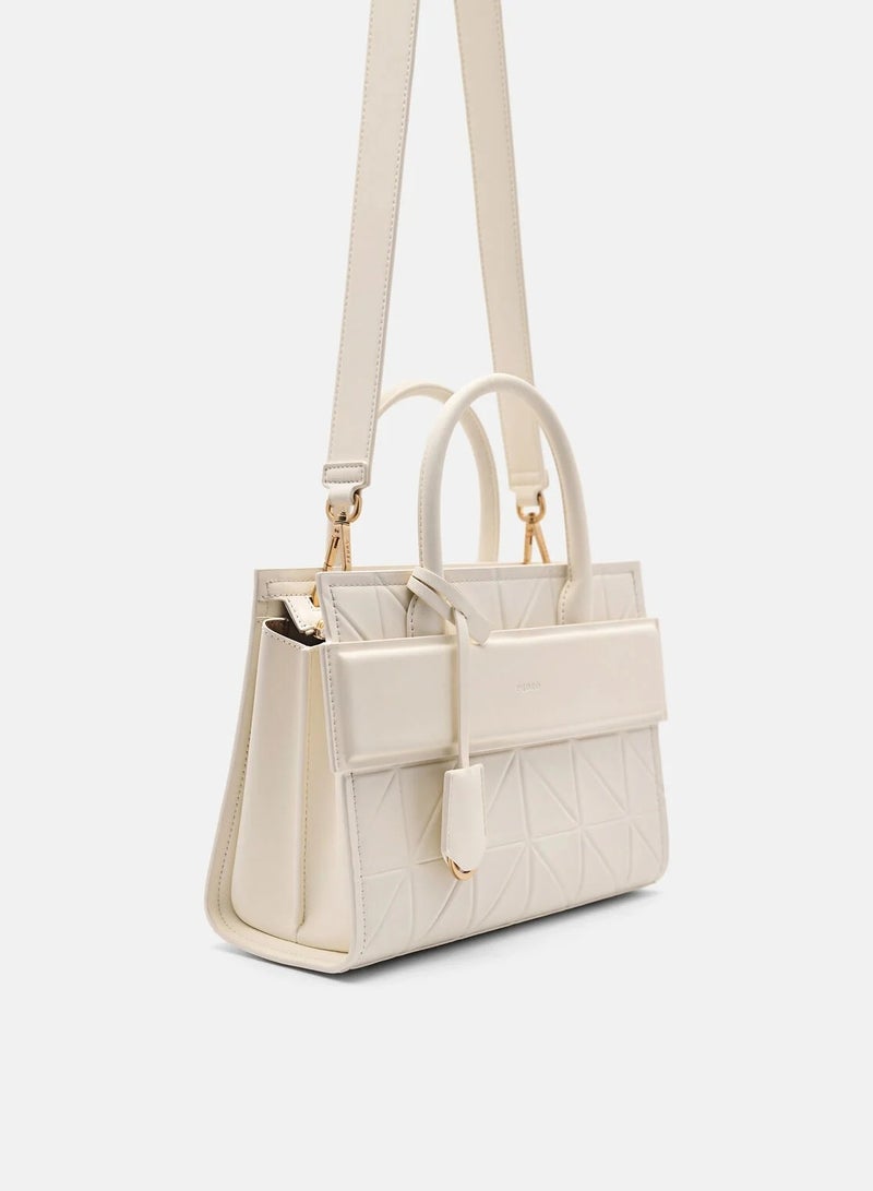 Pedro PEDRO Studio Bella Leather Handbag in Pixel Satchel Crossbody Bag Shoulder Bag  - Image 3