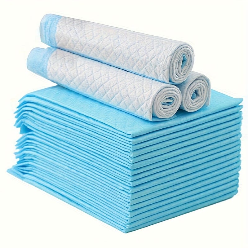 40 Pcs Unscented Dog Pee Pads Quilted Leakproof Instant Absorption Potty Training Indoor Floor Protection - Image 1