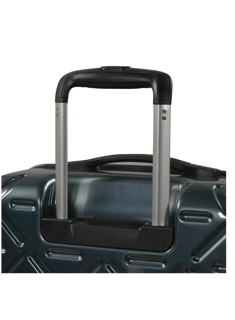 eminent Wheeled Unisex Hard Shell Luggage Trolley Makrolon Lightweight 4 Quiet 360° Double Spinner Wheel Suitcase with TSA lock KG18 Graphite
