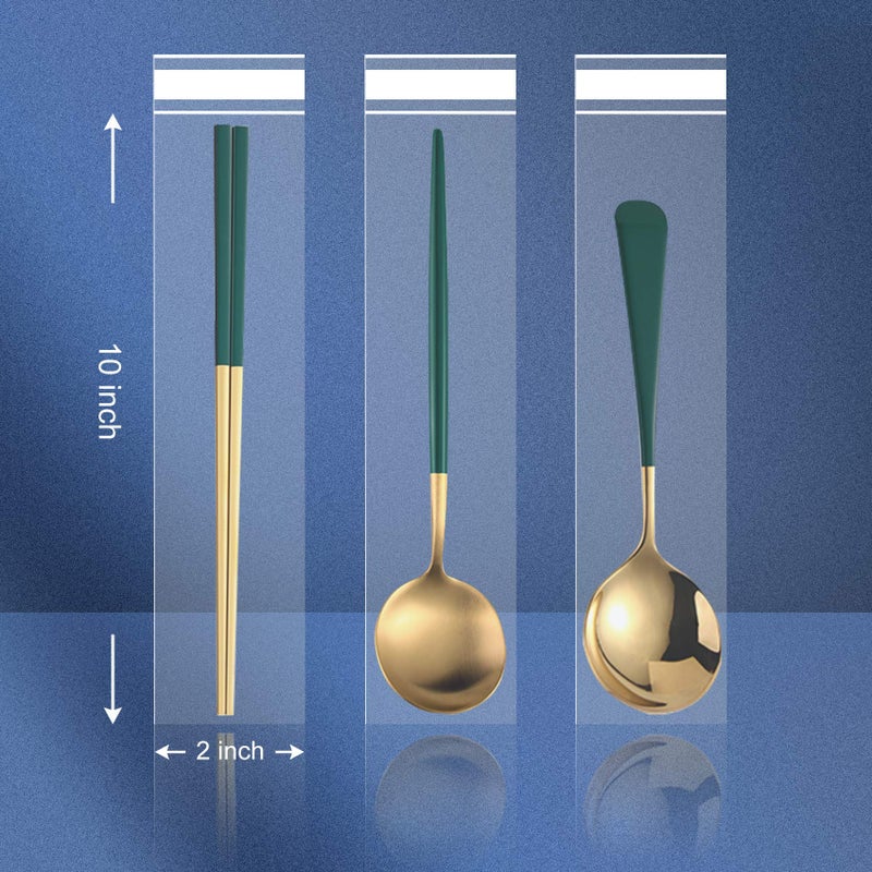 Morepack Self Sealing Cellophane Bags,2x10 Inches 300 Pcs Clear Pretzel Rod Bags, Resealable Cellophane Bag for Packaging ICY Candy Popsicle - Image 2