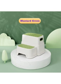LIMOS 2 Step Stool for Kids Toilet Potty Training Non-Slip Toddler Step Stool with Handle for Bathroom Sink  - Image 1
