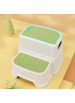 LIMOS 2 Step Stool for Kids Toilet Potty Training Non-Slip Toddler Step Stool with Handle for Bathroom Sink  - Image 2