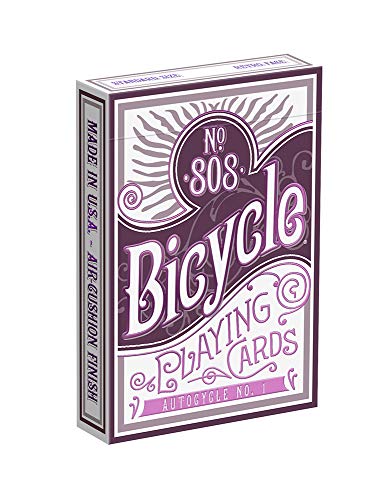 Bicycle Autocycle No 1 Purple Playing Cards - Image 1