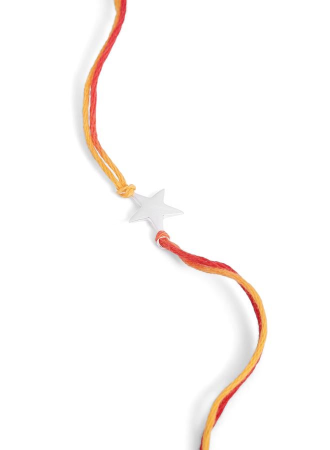 Bonkids Woven Thread Rakhi with Textured Center - Image 1