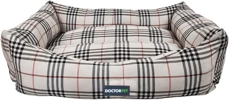 DoctorPet Doctor Pet Danish Series Medium Rectangle Pet Bed - Image 1
