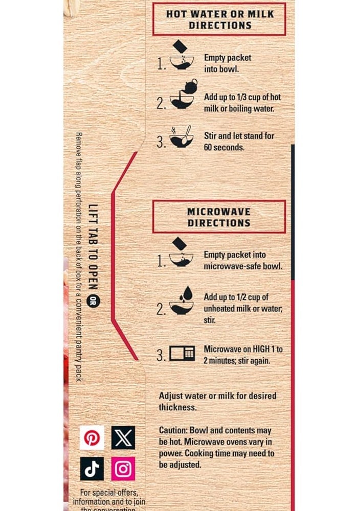 Quaker Instant Oatmeal Fruit Fusion Variety Pack - Image 2