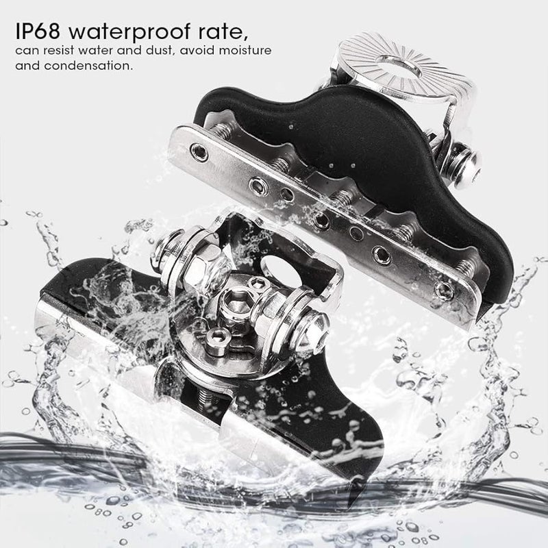 Universal Stainless Steel Rotatable Hood Light Bar Bracket IP68 Spotlights Clamp Holder With 2 Wrenches - Image 4