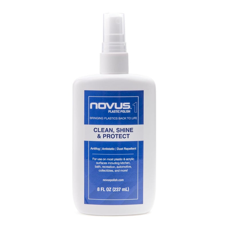 Novus 7020 | Plastic Clean & Shine #1 | 8 Ounce Bottle - Image 1