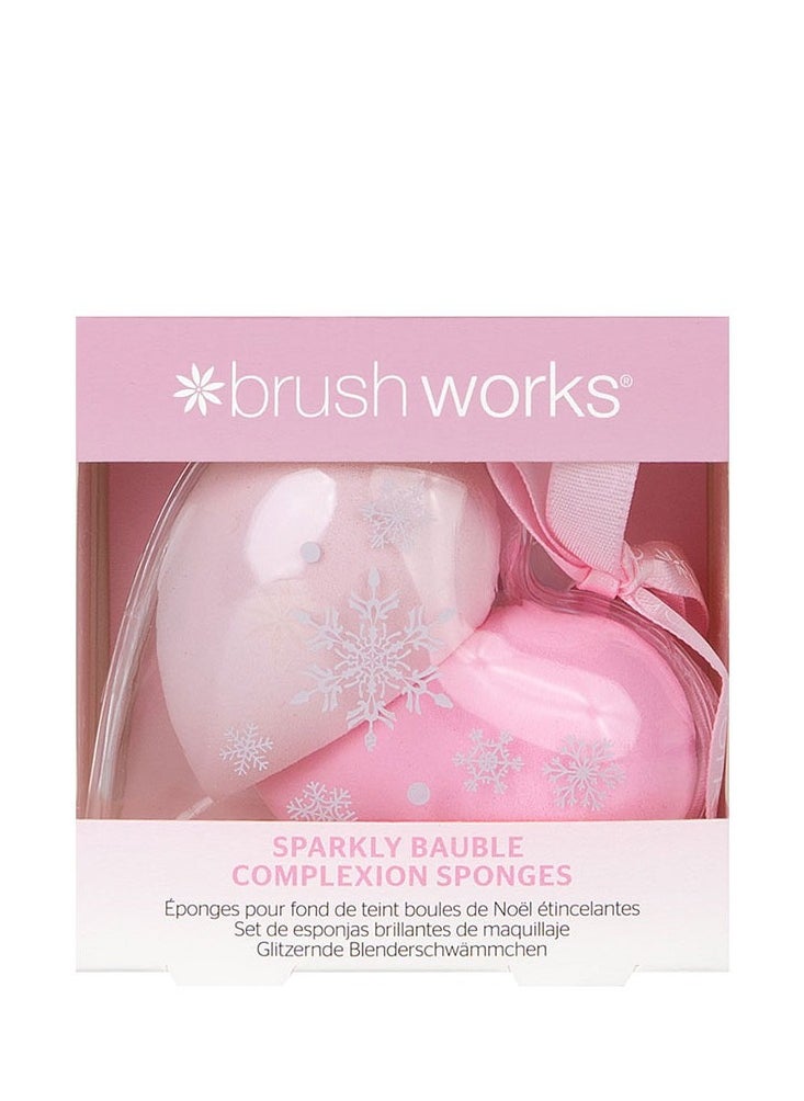 Brushworks Brushworks Sparkly Bauble Complexion Sponges (Pack of 2)  - Image 1