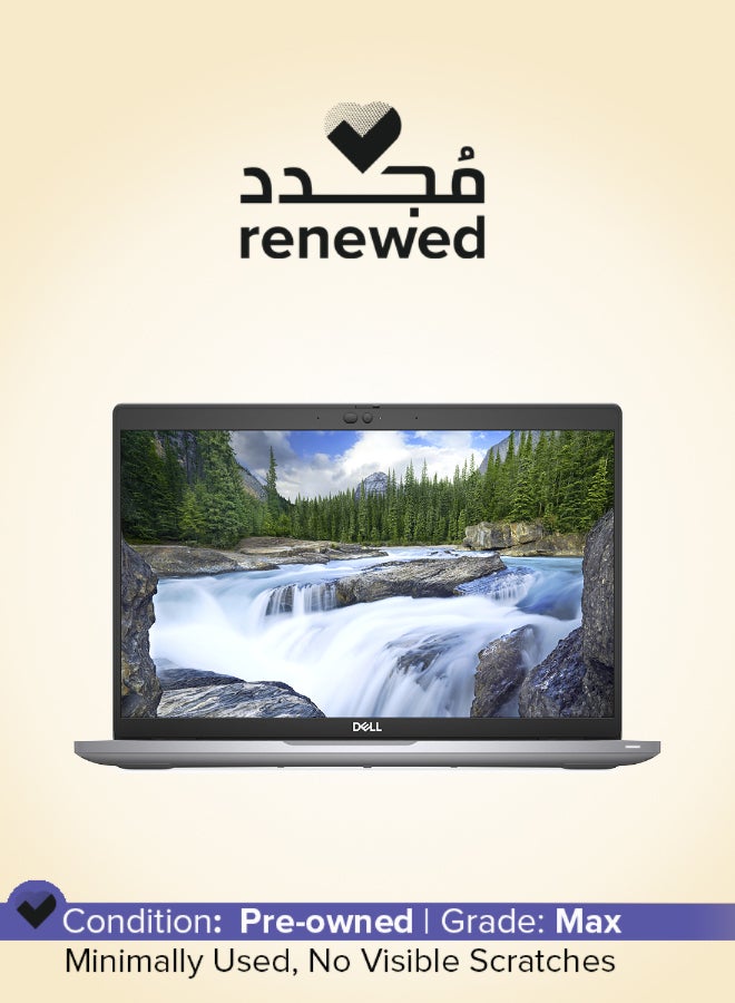 Renewed - Latitude 5420 Laptop With 14-Inch Full HD Display, Intel Core i5-11th Gen/16GB RAM/512GB SSD/Integrated Graphics/Windows 11 English Grey/Silver
