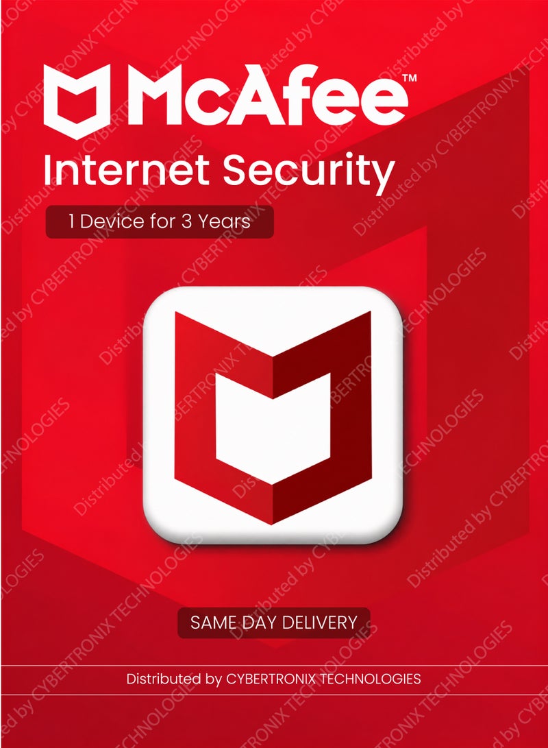 McAfee Internet Security | 1 Device 3 Years | Digital License