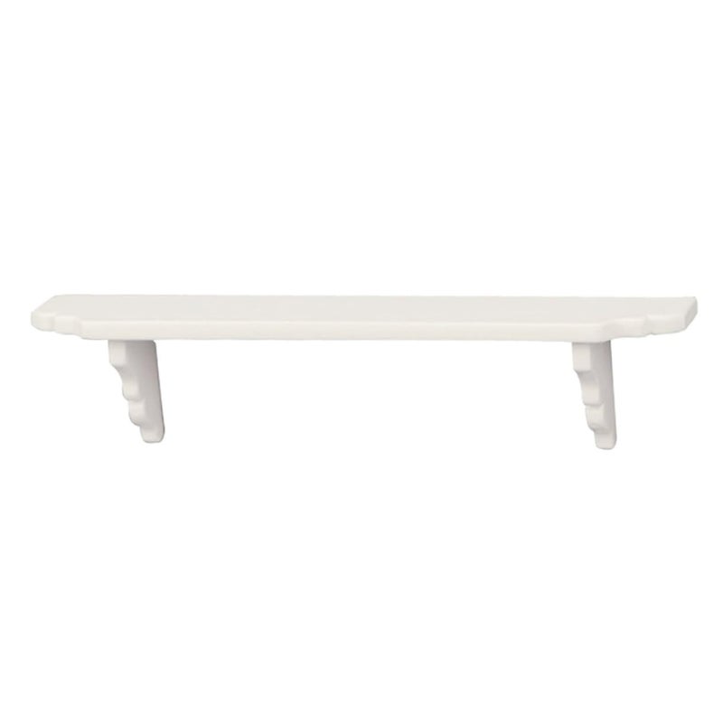 White Wooden Miniature Storage Rack For Dollhouse Kitchen Bedroom Display - Image 2